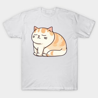 cute chubby cat T-Shirt